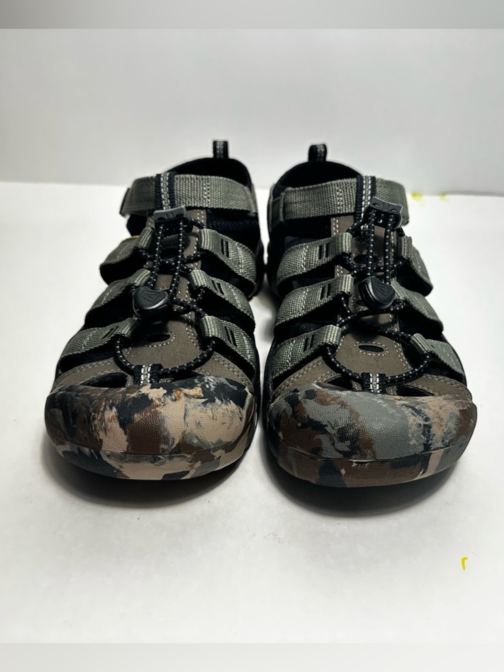 KEEN Men's Newport H2 Sandal in Camouflage - Drawstring Size US 7.0